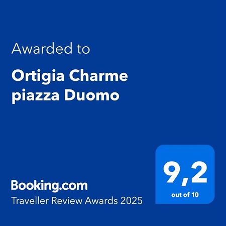 شقة Ortigia Charme Piazza Duomo سيراكوزا المظهر الخارجي الصورة